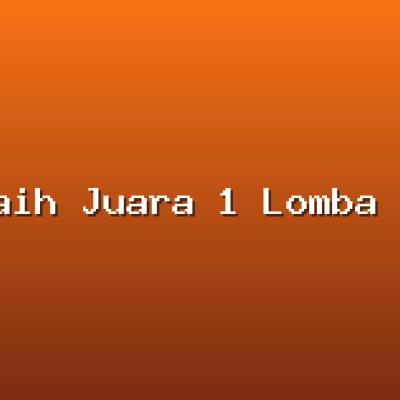 Siswa Raih Juara 1 Lomba Karya Ilmiah Remaja Tingkat Provinsi
