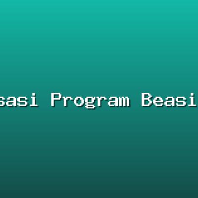 Sosialisasi Program Beasiswa Prestasi bagi Peserta Didik