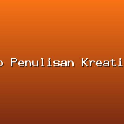 Workshop Penulisan Kreatif Bersama Penulis Nasional